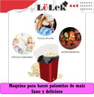 Máquina de Palomitas de Maíz LoLek con Medidor de Cantidad – Rápida y Saludable, Funciona con Aire Caliente, Sin Aceite, Listas en 3 Minutos – Fácil de Usar y Limpiar, Perfecta para Noches de Cine en Casa, Fiestas y Reuniones Familiares - details 2