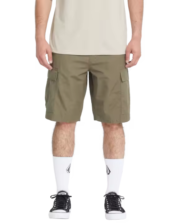Pantalón Corto Volcom Strange Tripper Cargo Short 22 - Wintermoss - 1