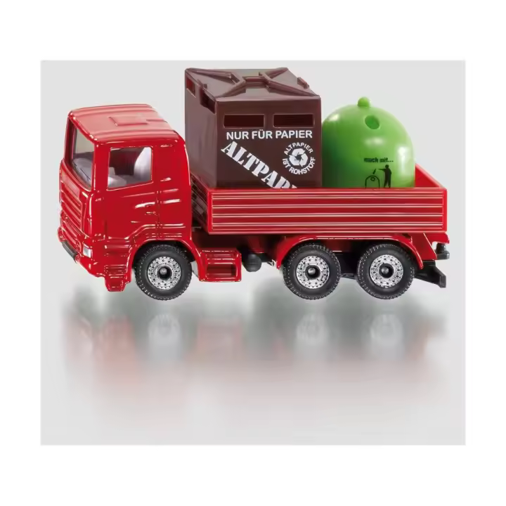 Siku Camión Reciclajes Transporte Blister - Juguete Correpasillos - Diversión Garantizada - 1