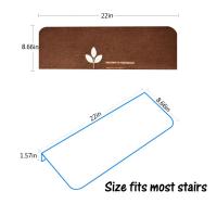 5Pcs Almohadillas Antideslizantes Para Escaleras Autocolantes Con Patrón Variado Alfombrillas De Piso Para El Hogar Seguridad En Los Pasos Material Poliéster 100% - details 2