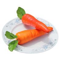 Modelo De Zanahoria Falsa Para Decoración De Hogar Y Joyería Artificiales Verduras Y Frutas De Plástico Uso Interior Tamaño 20cm - details 2
