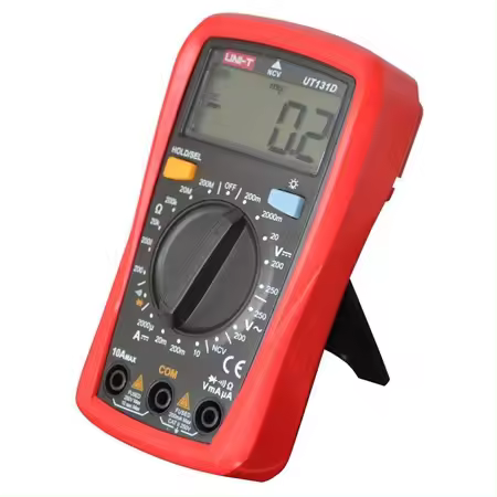 Uni-T Multímetro Digital UNI-T para Medición Precisa de Tensión AC/DC, Corriente DC y Resistencia con Prueba de Diodo y Continuidad - 1