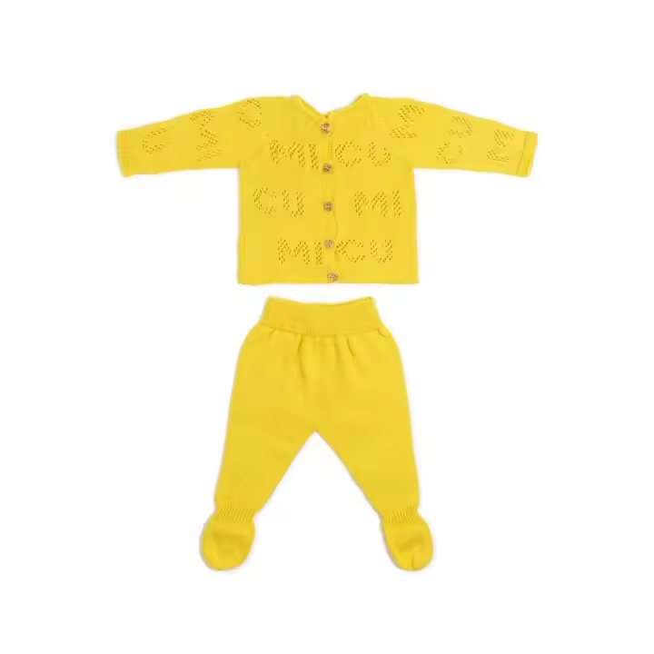 PACK PARA RECIÉN NACIDO MICU MICU AMARILLO - 1