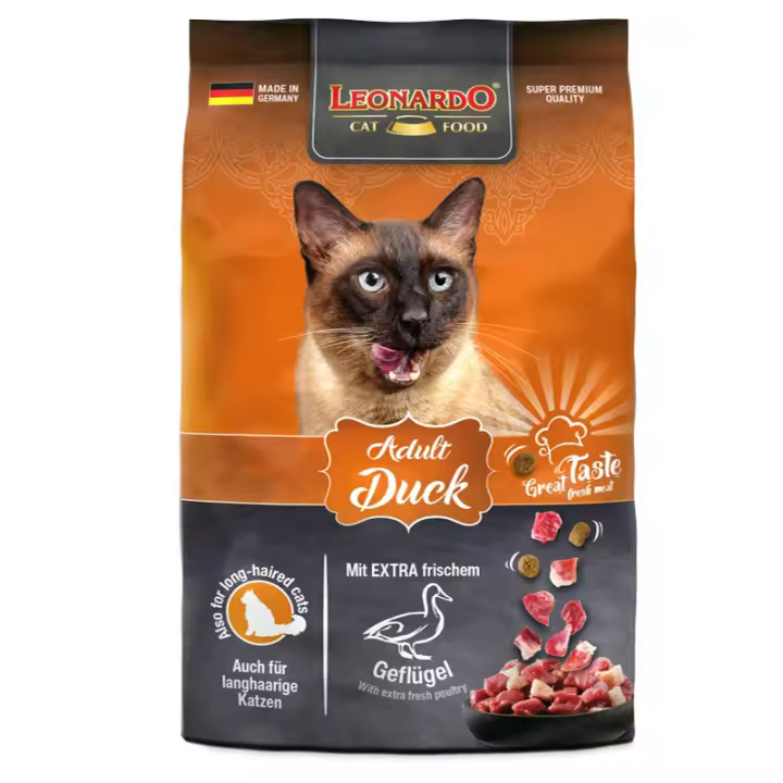 Leonardo Adult Duck Pato pienso para gatos 1.8 Kg - 1