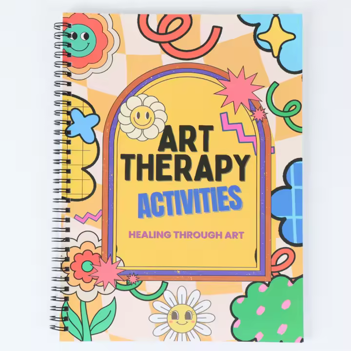 Tratamiento Artístico Para La Salud Mental: Libro De Trabajo Terapéutico Digital PDF Con Más De 130 Hojas Para Terapia Escolar Y Trabajo Social - 1