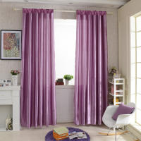 Cortina Contemporánea Sencilla De Color Sólido Cortina Transparente Ligera Para Sala De Estar Instalación En Techo Pantalla De Luz Con Polea Para Rojo Azul Verde Amarillo Gris Negro - details 13