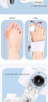 Corrector De Bunion Unisex Orthesis De Pie Rotatable Separador De Dedos Rectificador Ajustable Herramienta De Pedicura - details 3