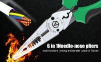 LAOA Herramienta De Amolar 8 Pulgadas Pinzas De Nariz Larga Multifuncional Desencapador De Cables Con Función De Bloqueo Para Electricidad - details 0