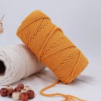 Cordón De Macramé 3mm 100m Algodón Natural Para Tejido Manual Colores Pared Colgante Tejido De Tela Tapestry Hecho a Mano - details 12