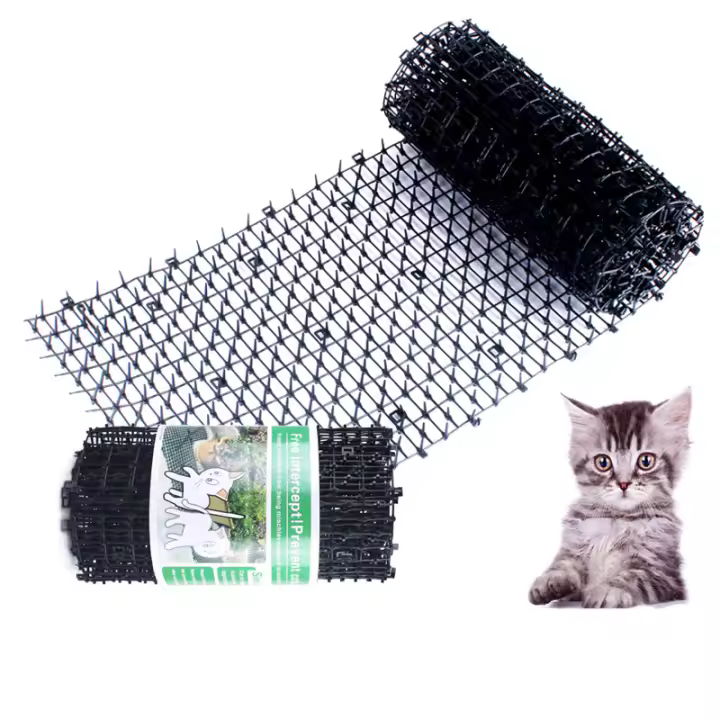 Alfombra Repelente De Gatos Para Jardín 30cm X 2m Con Espigas Y Bandas Antigolpes Mantén a Los Perros Y Gatos Lejos De La Tierra Y La Subida - 1
