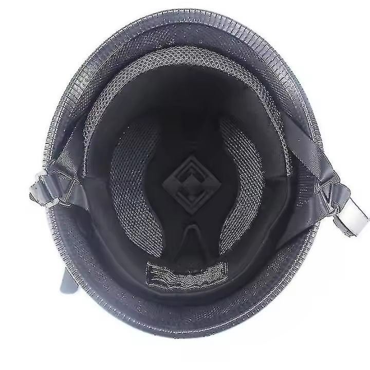 Casco de Crucero de motociclista casco vintage de medios Cara Alemán - 1