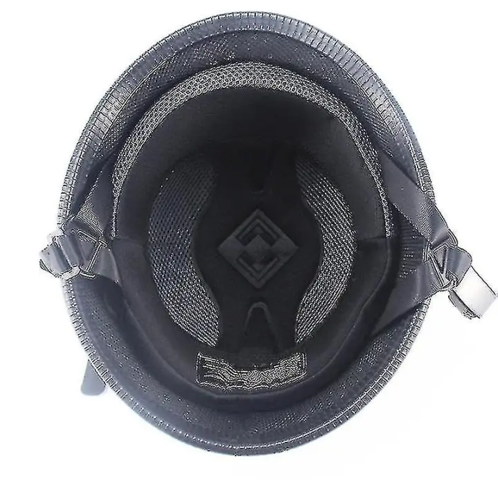 Casco de Crucero de motociclista casco vintage de medios Cara Alemán - 1