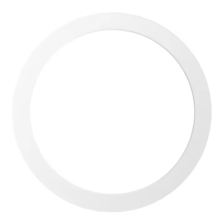 LEDBOX Aro Supletorio para Downlight Ø208-255mm, blanco. Iluminación interior LED, Downlights led - 1