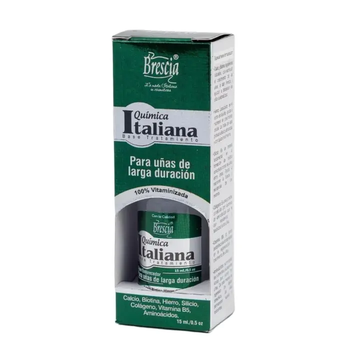 BRESCIA ENDURECEDOR DE UÑAS QUIMICA ITALIANA, 15 ML. RAPIDO,SIN DOLOR, FORTALECE ,EVITA LA DESCAMACION Y HACE CRECER LAS UÑAS - 1