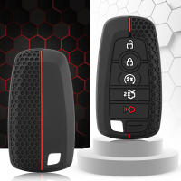 Portavínculas De Llave De Coche De Silicona Para Ford Raptor BRONCO F150 F250 F350 Cubierta De Piel Para Llave Sin Llave Almacenamiento - details 0