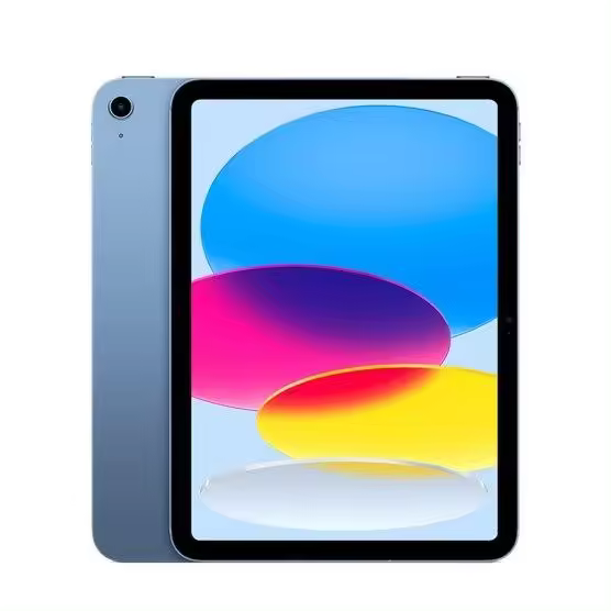 Apple iPad 10.9" (10ª Generación, 2022) - Tablet 64GB Wi-Fi, Pantalla Retina, USB-C- Color Plata/Azul - Modelo USA+Adaptador Europeo - 1