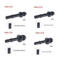 Adaptador De Conexión Rápida 1PC Aluminio 6AN 8AN Hembra a 3/8" 5/16" Para EFI Fitting Adapter De Motor Speed Racing - details 6