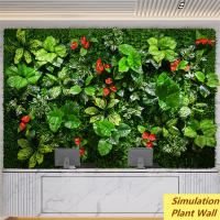 Cerda De Hierba Artificial 40x60cm Eucalipto Falso Césped Para Decoración De Jardín Fiesta Y Muralla Colgante Mat De Vegetación - details 9