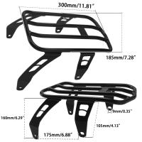 Soporte De Alforja Para Motocicleta Acero Rack De Equipaje Pieza De Fender Accesorios Para Indian Scout Bobber Sixty Twenty 2018-2023 - details 2
