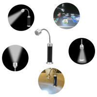 Lámpara De Tubo Suave 1 Pieza Luz Exterior 9 Lámparas LED Para Barbacoa Y Parrilla Base Magnética Ajustable De 360° Luz Super Brillante Accesorio De Barbacoa Metálico - details 4