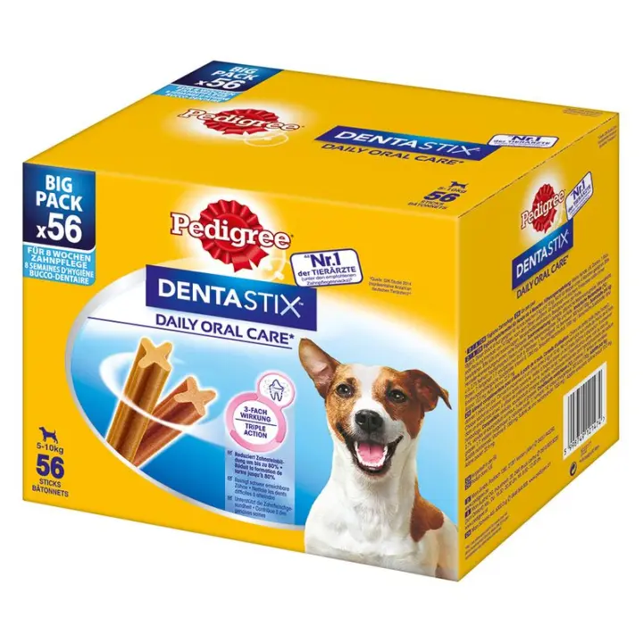 Dentastix Daily Oral Care Snacks para Perros Pequeños - 56 Unidades - 1