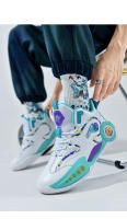 Zapatos De Baloncesto Para Hombre Algodón Transpirable Cómodos Zapatillas Deportivas Entrenamiento Alta Calidad Deportivas Para El Uso Diario - details 16