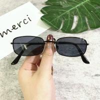 Gafas De Sol Oval UV400 Unisex Retro Pequeño Marco Moda Protección Sol Verano Diseño Vintage Gafas De Protección Diaria - details 4