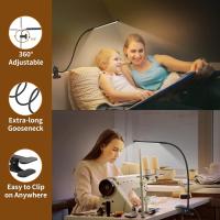 Lámpara De Escritorio Dual Con Timer De 3-6-12 Horas Función De Cuidado De Los Ojos 3 Modos De Iluminación 5 Niveles De Brillo Control Remoto LED Moderna - details 11