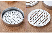 Soporte Para Hachís De Acero Inoxidable Caja De Mosquitos Con Tapa Bandeja Redonda Para Mosquitos Fáciles De Limpiar Suministros Anti-mosquitos - details 10