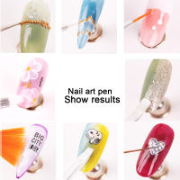 YIKOOLIN Kit De Pinceles Para Arte De Uñas 15pcs Set Para Esmalte De Gel UV Y Acrílico Herramientas De Diseño De Uñas DIY - details 18