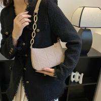 Bolso De Hombro De Color Sólido Para Mujer Y Niñas Bolso De Mano De Moda Bolsa De Armazón Bolsa De PU De Mujer - details 6
