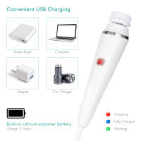 Limpieza Facial Sonic De Silicona 4 En 1 Cepillo De Limpieza Profunda Para Rostro Eliminador De Quistes Masajeador De Cuidado De La Piel Herramientas USB Recargable IPX-7 - details 5