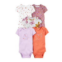 Ropa para niños, novedad de verano, mono triangular de manga corta para bebés, ropa para gatear, mono de bebé de cinco piezas - details 25