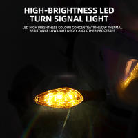 2Pcs Luz De Señalización Para Motocicleta Super Brillante Amarilla Impermeable Indicador De Giro Lámpara De Iluminación De Viaje - details 2