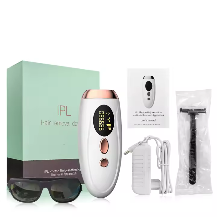 Epilador Laser IPL Para Mujer Eliminación De Vello Permanente Painless 990000 Flashes Para Cuerpo Bikini Facial - 1