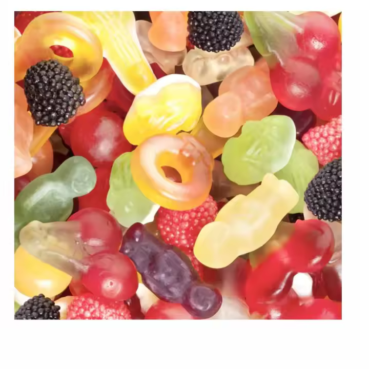HARIBO Maxipack World Mix 1KG irresistible surtido de caramelos de goma divertidos de diferentes sabores, colores y texturas. Sabor de Haribo original calidad de confianza - 1