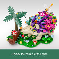 Juguetes De Bloques De Construcción Para Adultos Plantas Y Flores Set De Regalo Grande Y Realista Juego Educativo STEAM - details 2