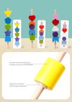 Juguetes De Madera Montessori Para Niños Juego De Aprendizaje Temprano Con Colores Y Formas Caja De Resolución De Problemas Educativa Para Niños Mayores De 3 Años - details 6