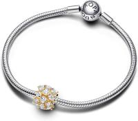 Pandora Moments encantes chapados en oro de 14K, Viene con embalaje de Caja de Giunte original. - details 1