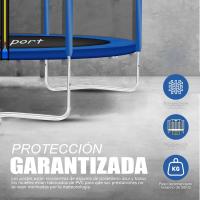 Devessport Cama Elástica Combo 182 Cm con Red - Diversion Garantizada para Niños Exterior con Red de Seguridad | Trampolín Infantil Resistente para Jardín | Cama Elástica 50 KG para Toda la Familia - details 1