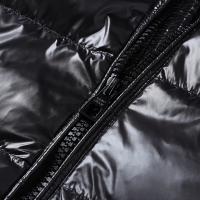 Chaqueta De Moda Para Hombres TRAF Negra Invierno Con Volante Grueso 90% Plumas Blancas Cierre De Cremallera Estilo Casual Sólido Talla Regular - details 7