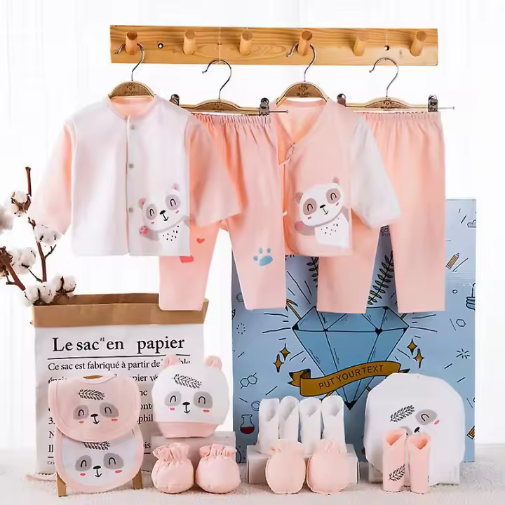 Baby Clothes Newborn Gift Box Set Pure Cotton Gift Items For Newborns And Full Term Babies - 1