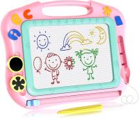 Bloc de dibujo LCD para niños, tablero colorido de garabatos para de, regalos de cumpleaños para - details 0