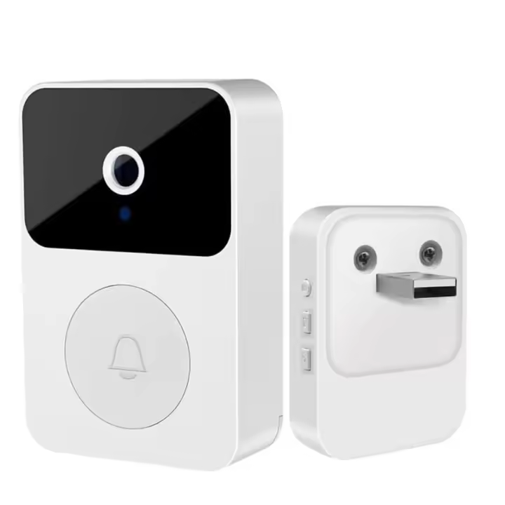 Timbre inalámbrico con Cámara de Vigilancia Full HD y videoportero con Visión trasera - 1
