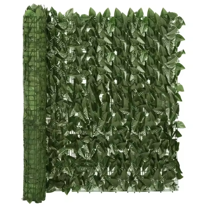 Toldo para balcón con hojas verde oscuro 400x100 cm - 1