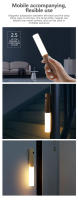 Lámpara De Pared Magnética LED De Madera Con Sensor De Movimiento PIR Luz Nocturna Recargable USB Para Casa Escaleras Dormitorio Iluminación De Mesa - details 4