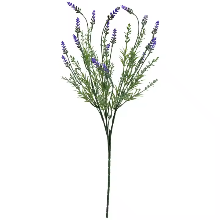 Poenia Arte Floral - Ramo de Lavanda Artificial 64cm 3pcs - Decoración Floral - 1