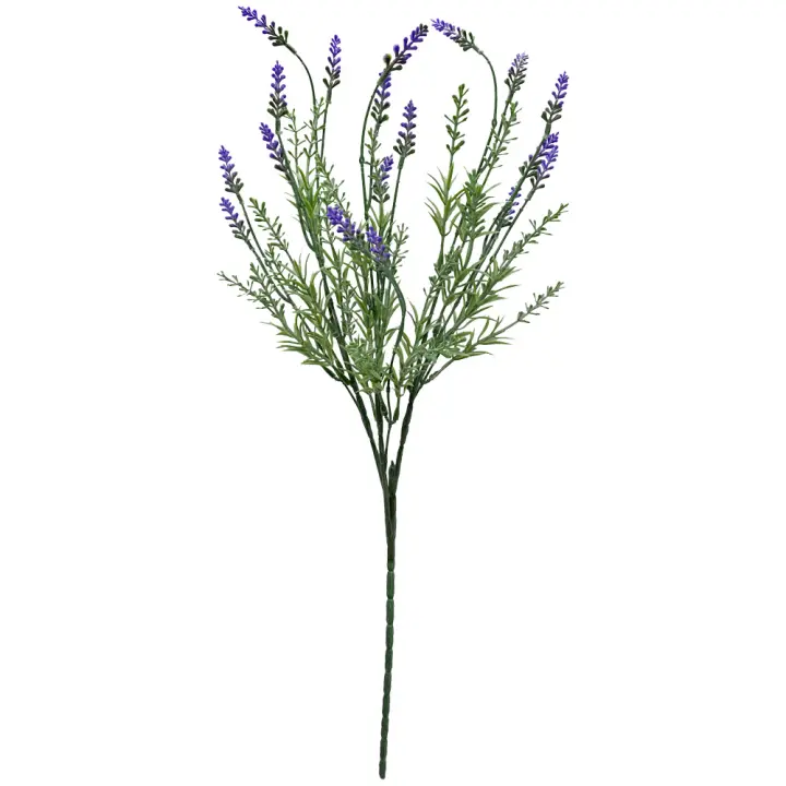 Poenia Arte Floral - Ramo de Lavanda Artificial 64cm 3pcs - Decoración Floral - 1