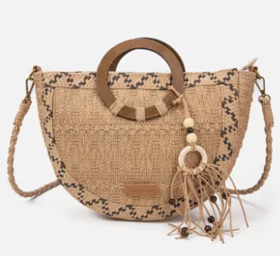 Bolso Mujer Bolso Rafia Bolsos Tejidos Crochet - Moda Verano - 1