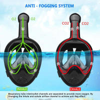 Máscara De Snorkel Con Visión Amplia Antifog Y Antirotura Para Adultos Y Adolescentes Con Montura Desmontable Para Cámara - details 3